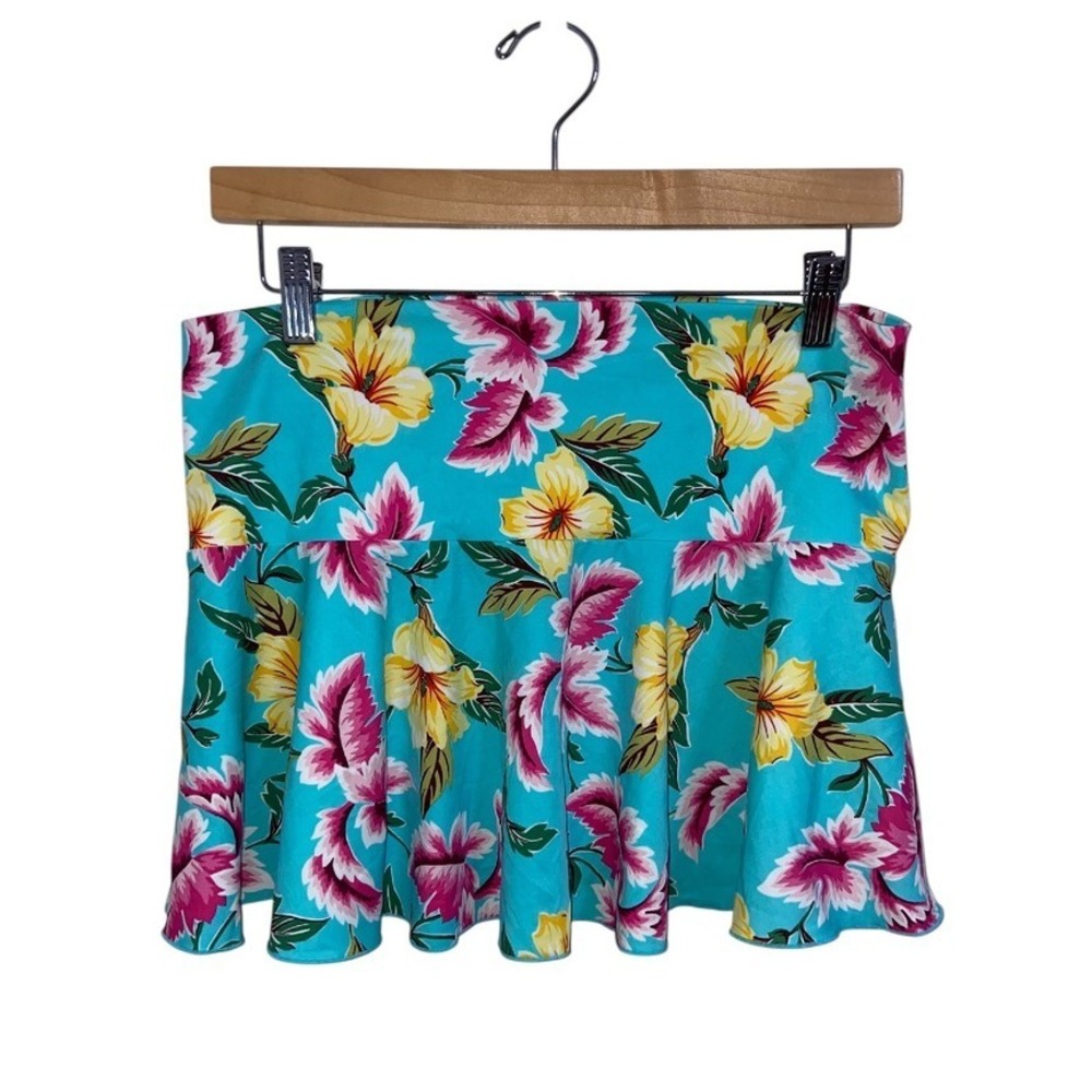 Victoria's Secret Swim Skirt Cover-Up Floral Tropical Beach Pool Size‎ Medium